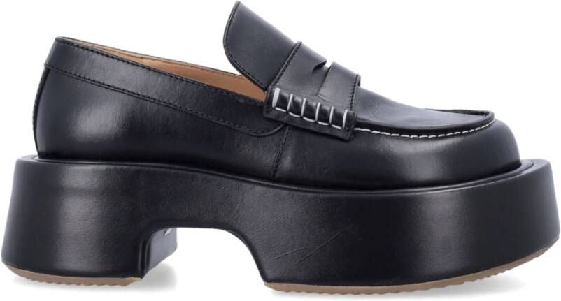 JW Anderson Platform Moccasin Schoenen voor Vrouwen Black Dames