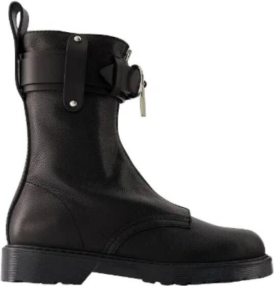 JW Anderson Pre-owned Leather boots Black Dames