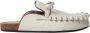 JW Anderson Ruffle Leren Muiltjes White Dames - Thumbnail 1