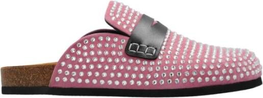 JW Anderson Slides with rhinestones Pink Dames