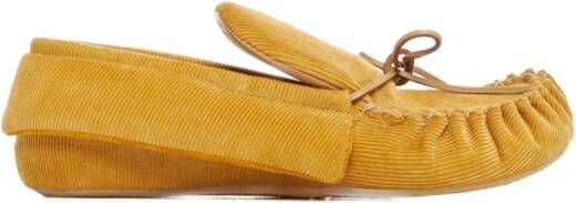 JW Anderson Stijlvolle Platte Schoenen Yellow Heren