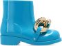 JW Anderson Blauwe Rubber Enkellaarzen Stijlvol Blue Dames - Thumbnail 2