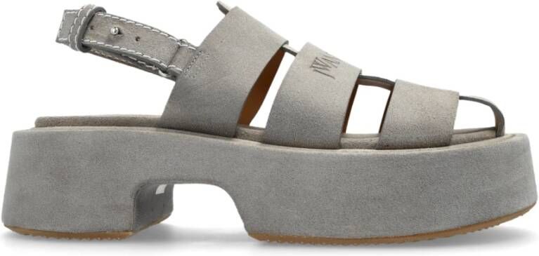 JW Anderson Suede platform schoenen Gray Dames