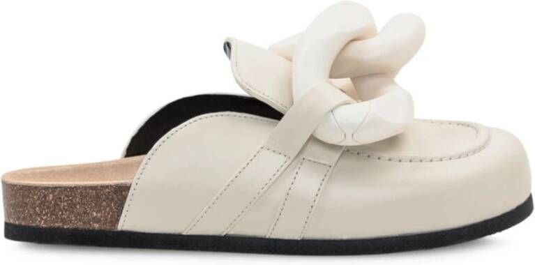 JW Anderson Witte Ketting Loafer Schoen White Dames