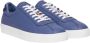 K-way Blauwe Leren Lage Tennis Sneakers Blue Heren - Thumbnail 6