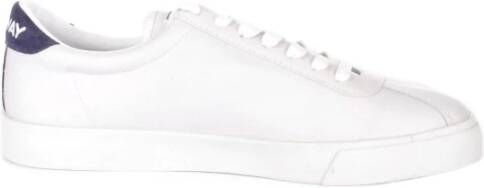 K-way Stijlvolle witte sneakers met blauw detail White Heren