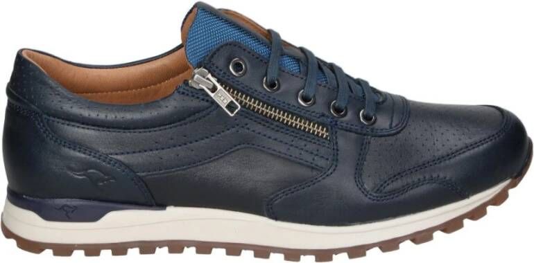 Kangaroos Sportieve Sneakers voor Moderne Mannen Blue Heren