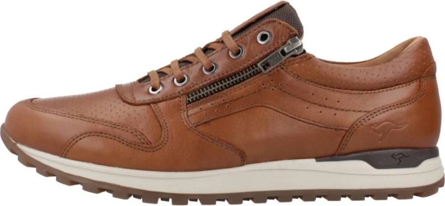 Kangaroos Sportieve Sneakers Brown Heren