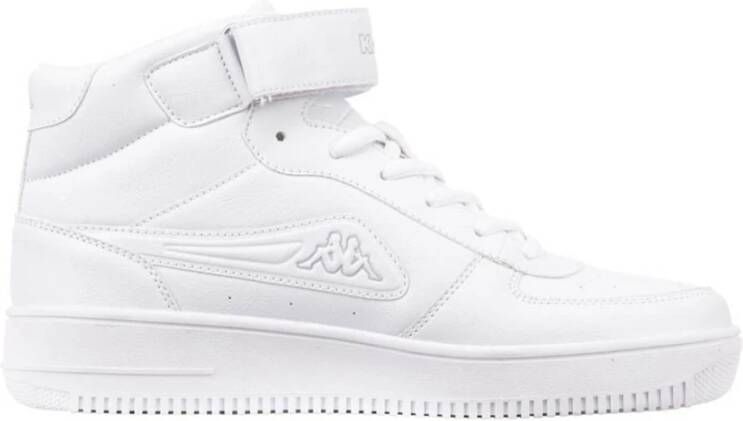 Kappa Stijlvolle Mid-Top Unisex Sneakers White Heren