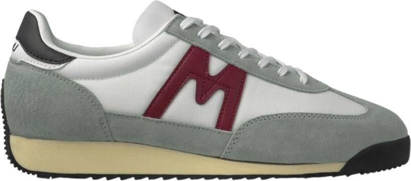 Karhu Klassieke Grijze Rode Sneakers Multicolor Heren