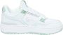 Karl Kani Samo Up Lxry Bold Sneakers Dames white green grey maat: 36.5 beschikbare maaten:36.5 37.5 38.5 39 40.5 41 - Thumbnail 1