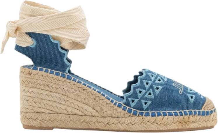 Karl Lagerfeld Blauwe Kamini Mid Sneakers Blue Dames