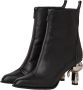 Karl Lagerfeld Boots & laarzen Ikon Heel Zip Ankle Boot in zwart - Thumbnail 1