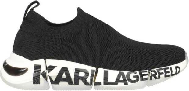 Karl Lagerfeld Contrasterende lage sneakers Black Dames