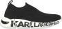 Karl Lagerfeld Contrasterende lage sneakers Black Dames - Thumbnail 1