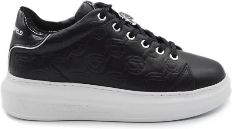 Karl Lagerfeld Casual Sneakers met 2-inch hak Black Dames