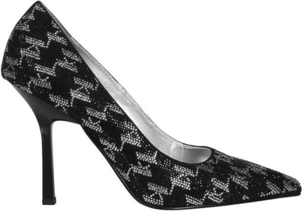 Karl Lagerfeld Glitter Stiletto Pumps Black Dames