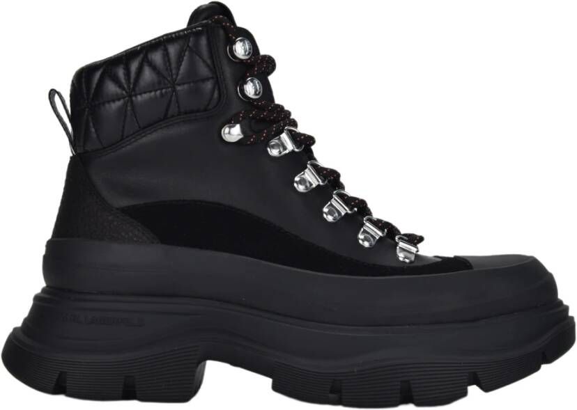 Karl Lagerfeld Hiker Veterschoen Black Dames