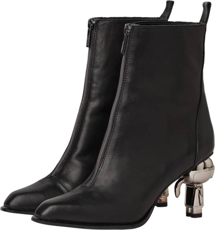 Karl Lagerfeld Boots & laarzen Ikon Heel Zip Ankle Boot in zwart