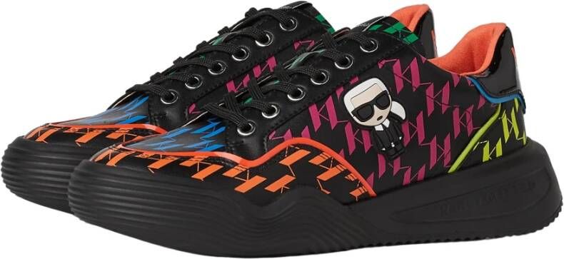 Karl Lagerfeld Ikonik monogram Kapri -trainers Zwart Dames