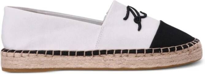 Karl Lagerfeld Espadrilles Kamini Duo Signature Slip in wit