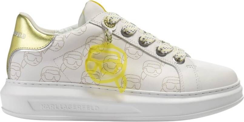 Karl Lagerfeld Sneakers Kapri Nft Plexi Pendant in wit