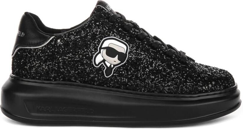 Karl Lagerfeld Kapri NFT Lo La In Zwart Glitter Voor Vrouwen Black Dames