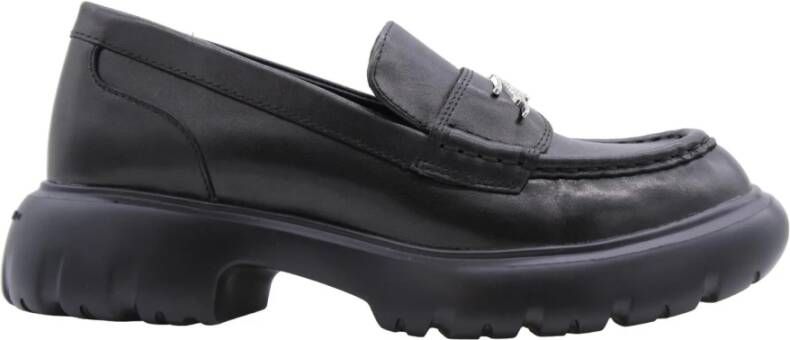 Karl Lagerfeld Klassieke Mocassin Schoenen Psysalis Collectie Black Dames