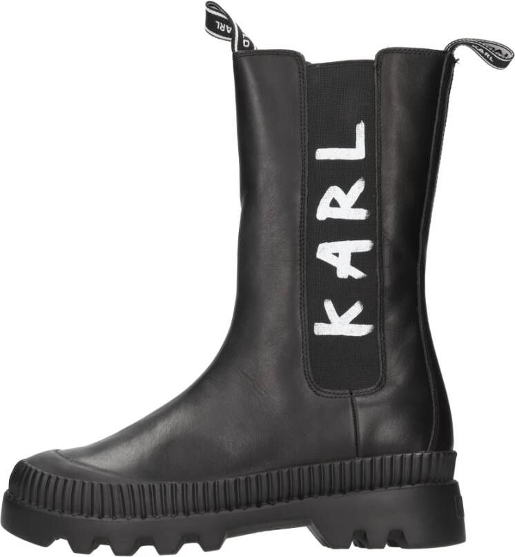 Karl Lagerfeld Boots & laarzen TREKKA II Brush Logo Gore Midi in zwart