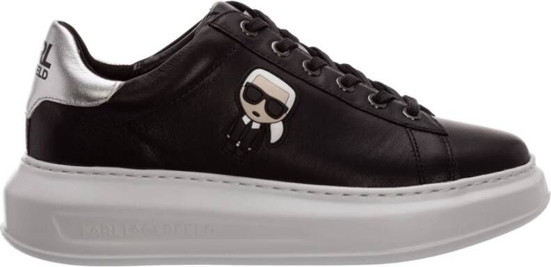 Karl Lagerfeld Lederen trainers sneakers k Ikonik Kapri Zwart Dames