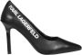 Karl Lagerfeld Leren Pumps met Puntige Neus Black Dames - Thumbnail 1