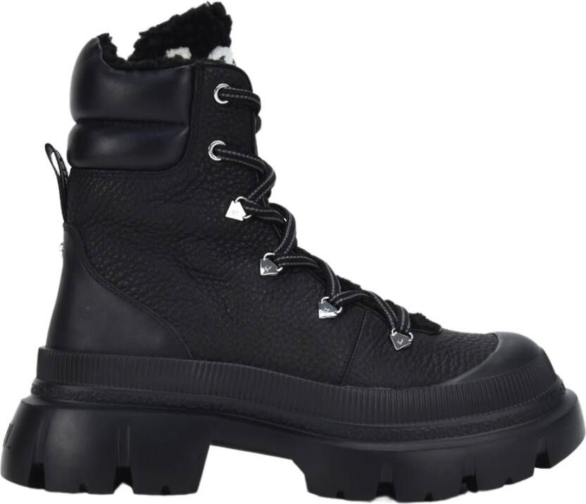 Karl Lagerfeld Boots & laarzen TREKKA MAX Hi Hiker Lace Boot in zwart