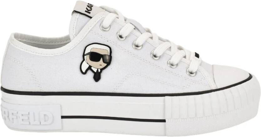 Karl Lagerfeld Low-Top Sneakers Kampus Max Nft Patch Lo Lace in wit