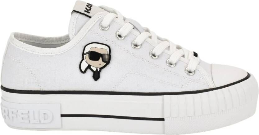 Karl Lagerfeld Sneakers Kampus Max Nft Patch Lo Lace in wit