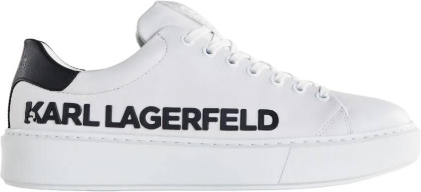 Karl Lagerfeld Deportiva con logotipo en relieve en el lateral Wit Heren