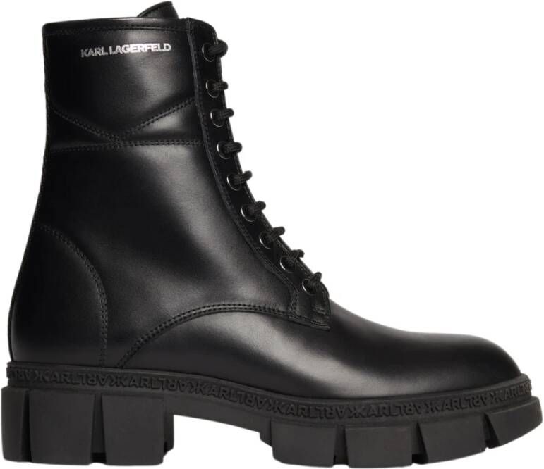 Karl Lagerfeld Mid Lace Boot Black Dames