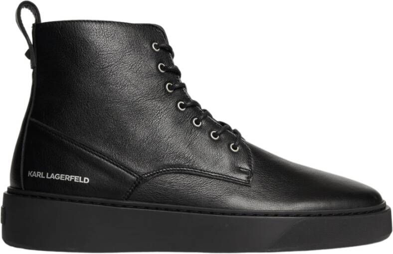 Karl Lagerfeld Mid Lace Boot Black Heren