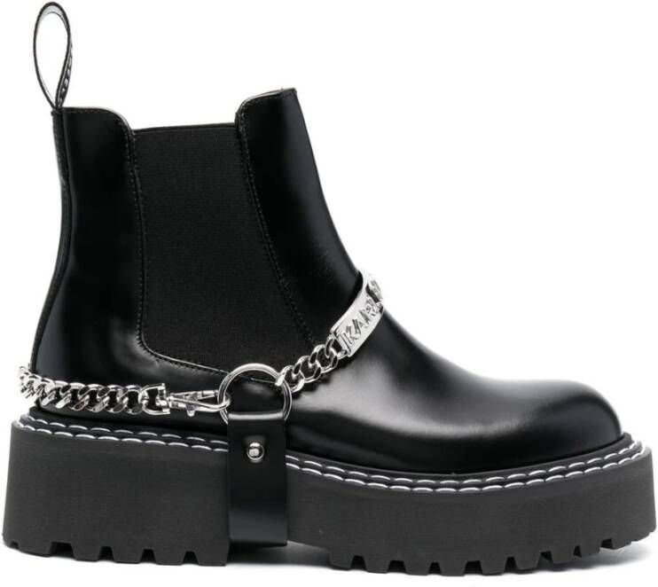 Karl Lagerfeld Patrol II k-chain booties Black Dames