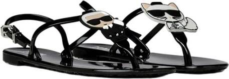 Karl Lagerfeld Sandals Ikonik Jelly Sling Zwart Dames