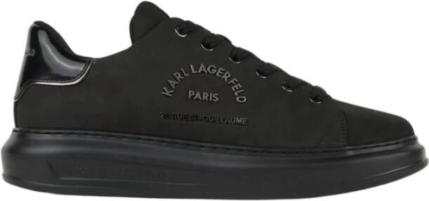 Karl Lagerfeld Schoenen heren metalen maison kl52537k zwart nubuck Black Heren