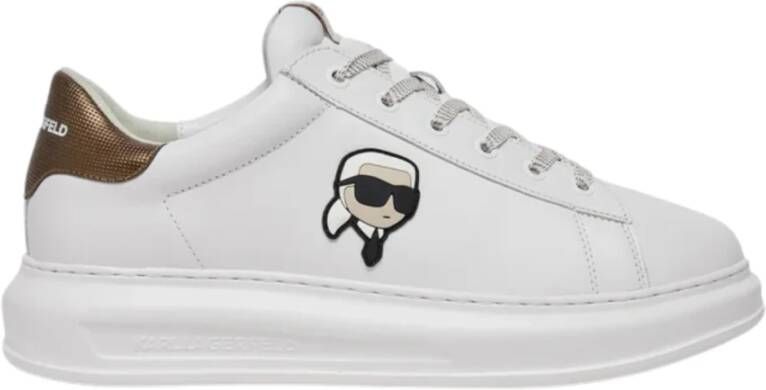 Karl Lagerfeld Schoenen kapri mens nft kl52531m wit lthr White Heren