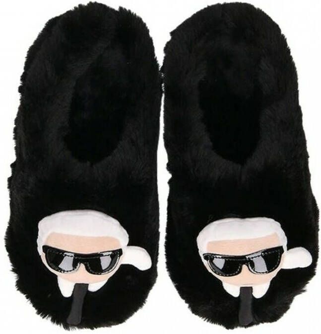 Karl Lagerfeld Klapki damskie Kasa Karl Slipper Kl40204 WF0 S Zwart Dames