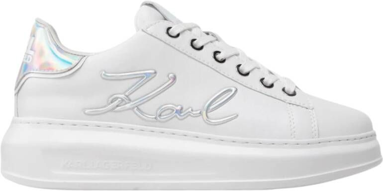 Karl Lagerfeld Sneakers kapri signia kl62510a wit lthr White Dames