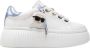 Karl Lagerfeld Sneakers kreeper lo nft twin pendant kl42376t wit lthr White Dames - Thumbnail 1