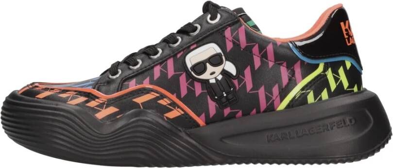 Karl Lagerfeld Ikonik monogram Kapri -trainers Zwart Dames