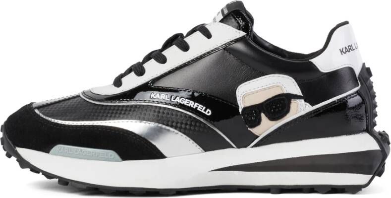 Karl Lagerfeld Sneakers ZONE Karl NFT Lo Lace in zwart