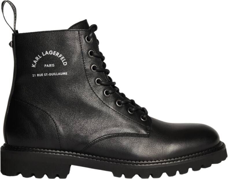 Karl Lagerfeld Stijlvolle Veterschoenen Black Heren