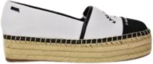 Karl Lagerfeld Witte Kant Mode Schoenen Ss20 White Dames