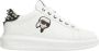 Karl Lagerfeld Witte Leren Sneakers Kapri Kl62529N White Dames - Thumbnail 1