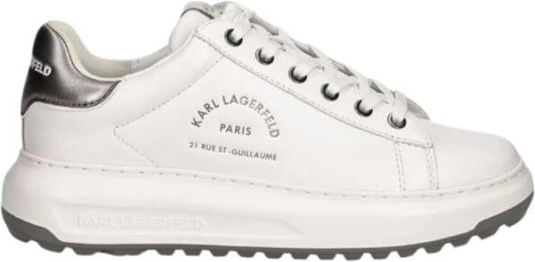 Karl Lagerfeld Witte Maison Sneakers White Dames